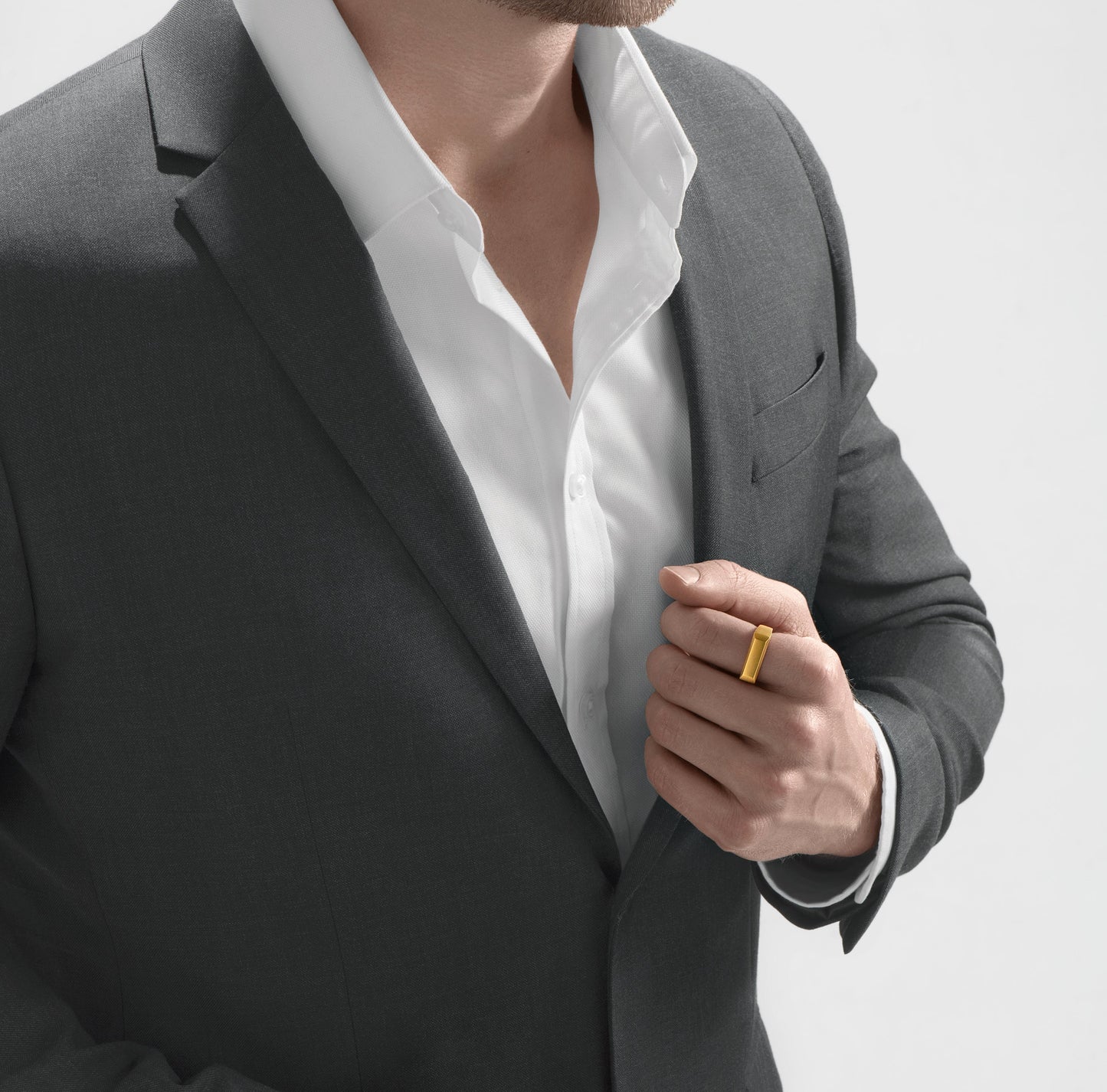 Large bullion signet ring