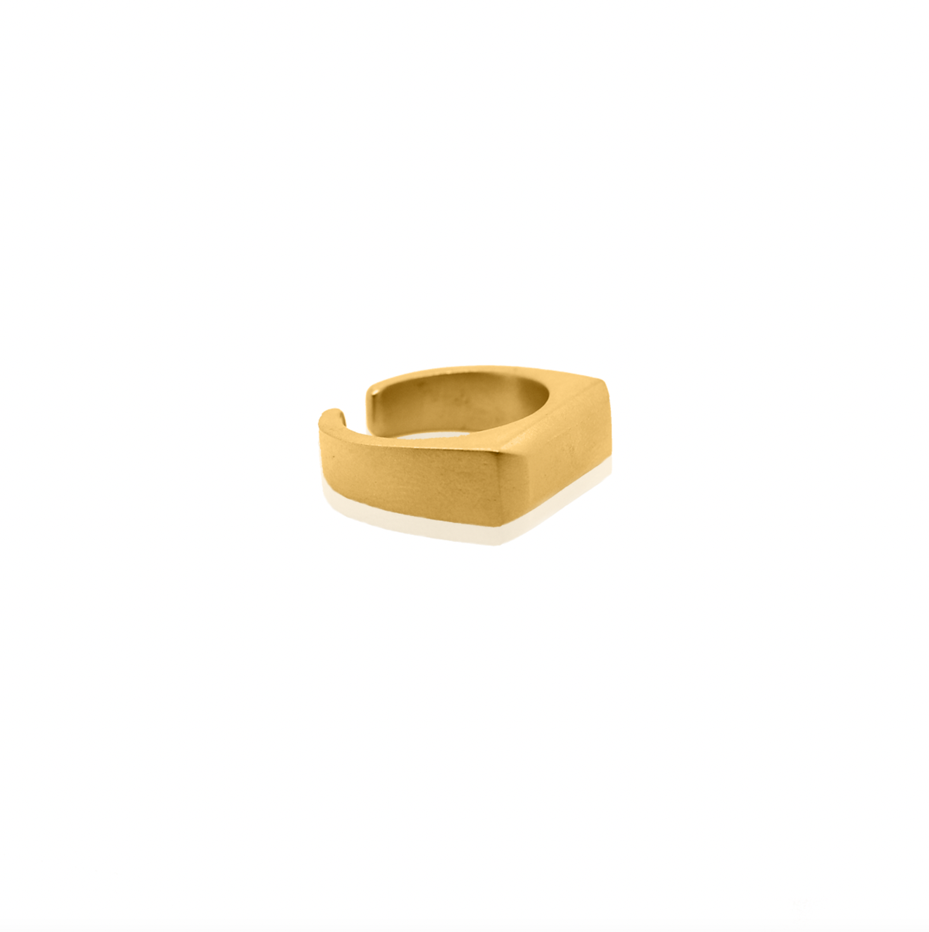 Gold bullion signet ring