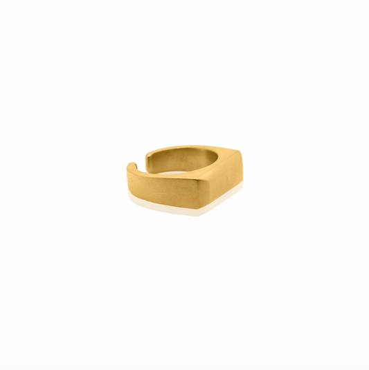 Gold bullion signet ring