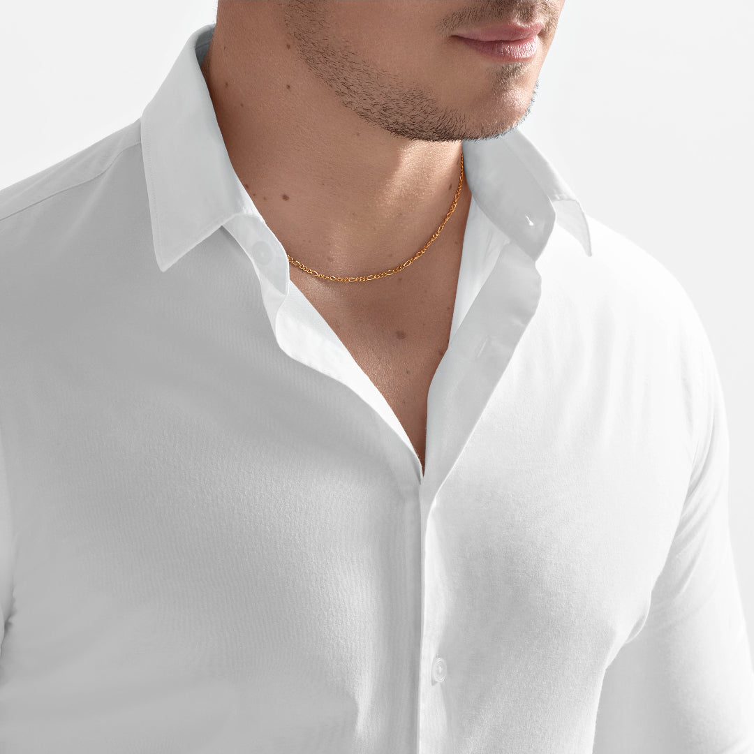 Nebu Gold 22kt Gold Figaro Chain Male