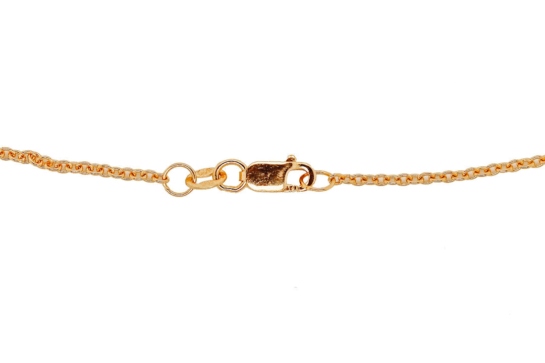 Nebu Gold 22kt Gold Round Cable Chain Clasp