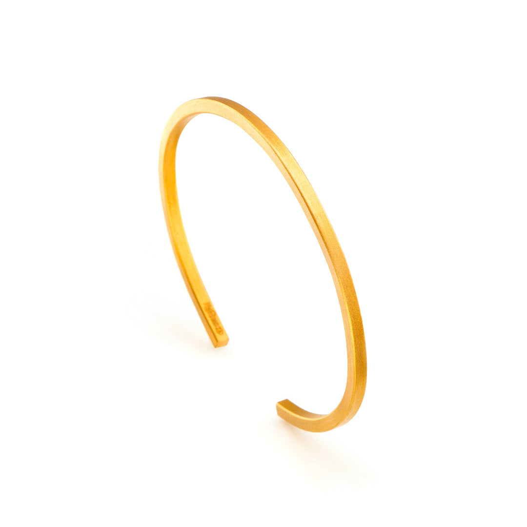 Nebu Gold 24k Gold Bullion Classic Bangle Side View