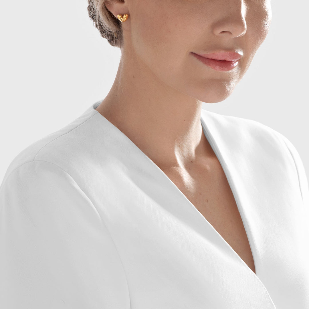 Nebu_Gold 24kt Gold Heart Earrings Female