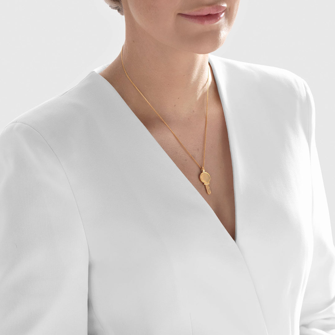 Nebu Gold 24kt Gold Locket Pendant Female