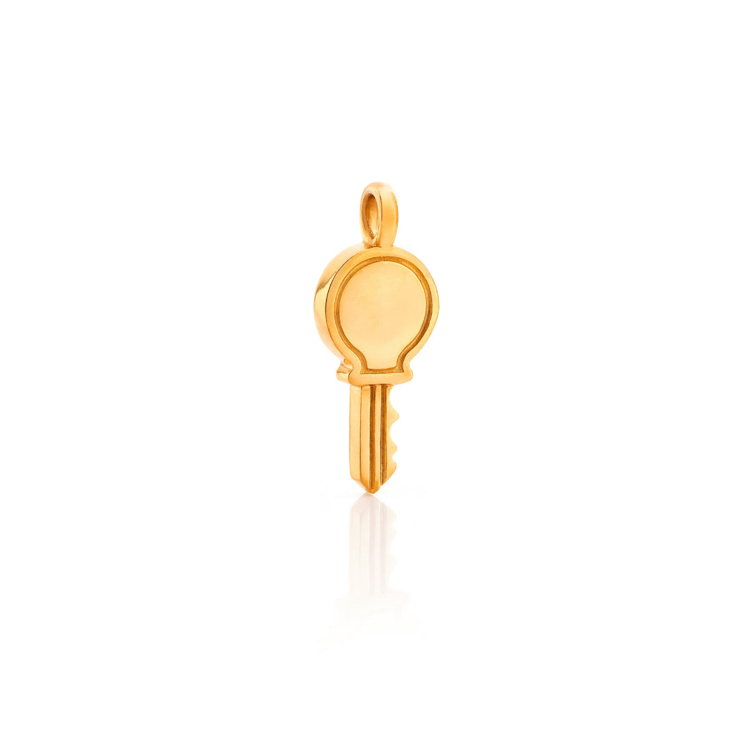 Nebu Gold 24kt Gold Locket Pendant Side View
