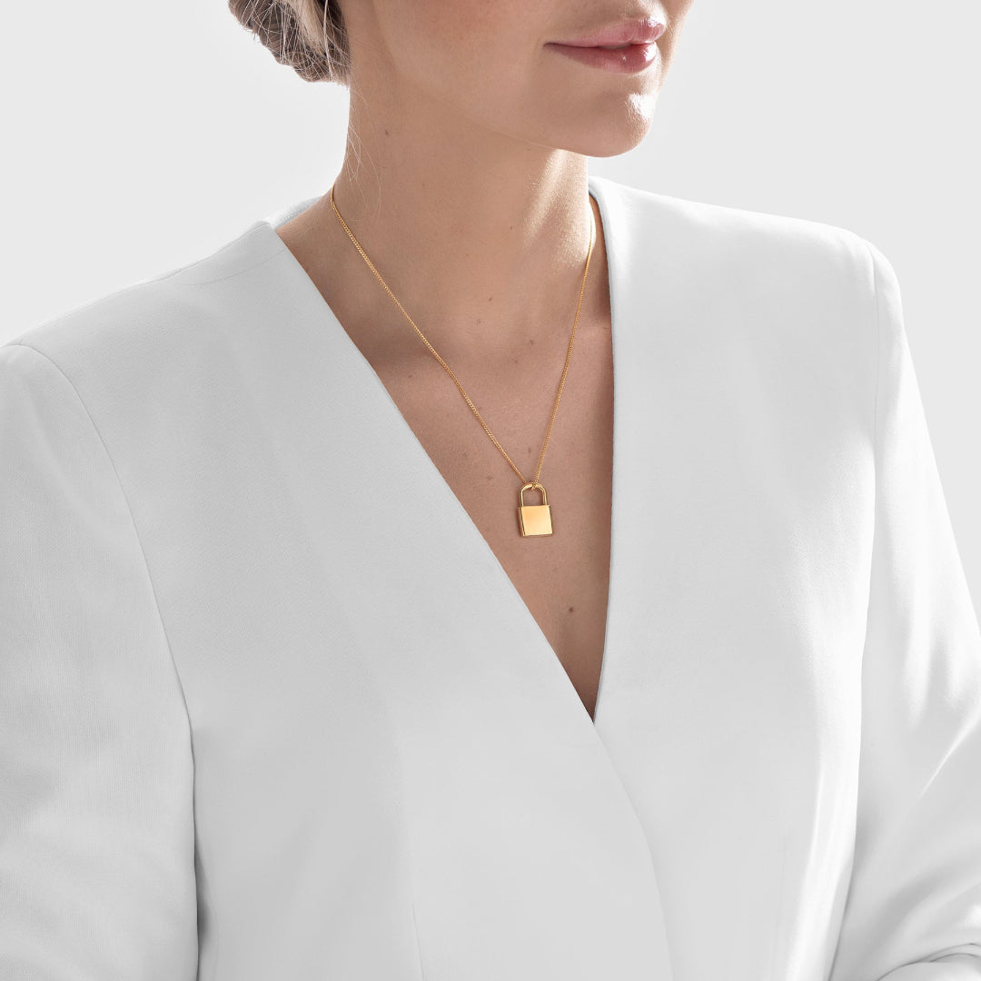 Nebu Gold 24kt Gold Locket Pendant Female