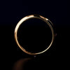 Nebu Gold 24k Gold Curved Ring Polished Male